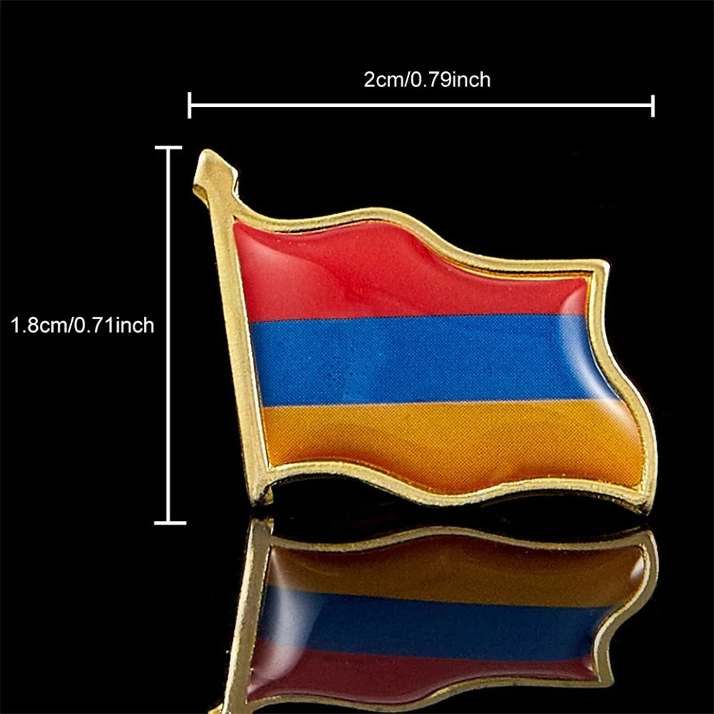 - Armenian Flag Enamel Lapel Pin – Perfect Gift or Accessory - Armboutique