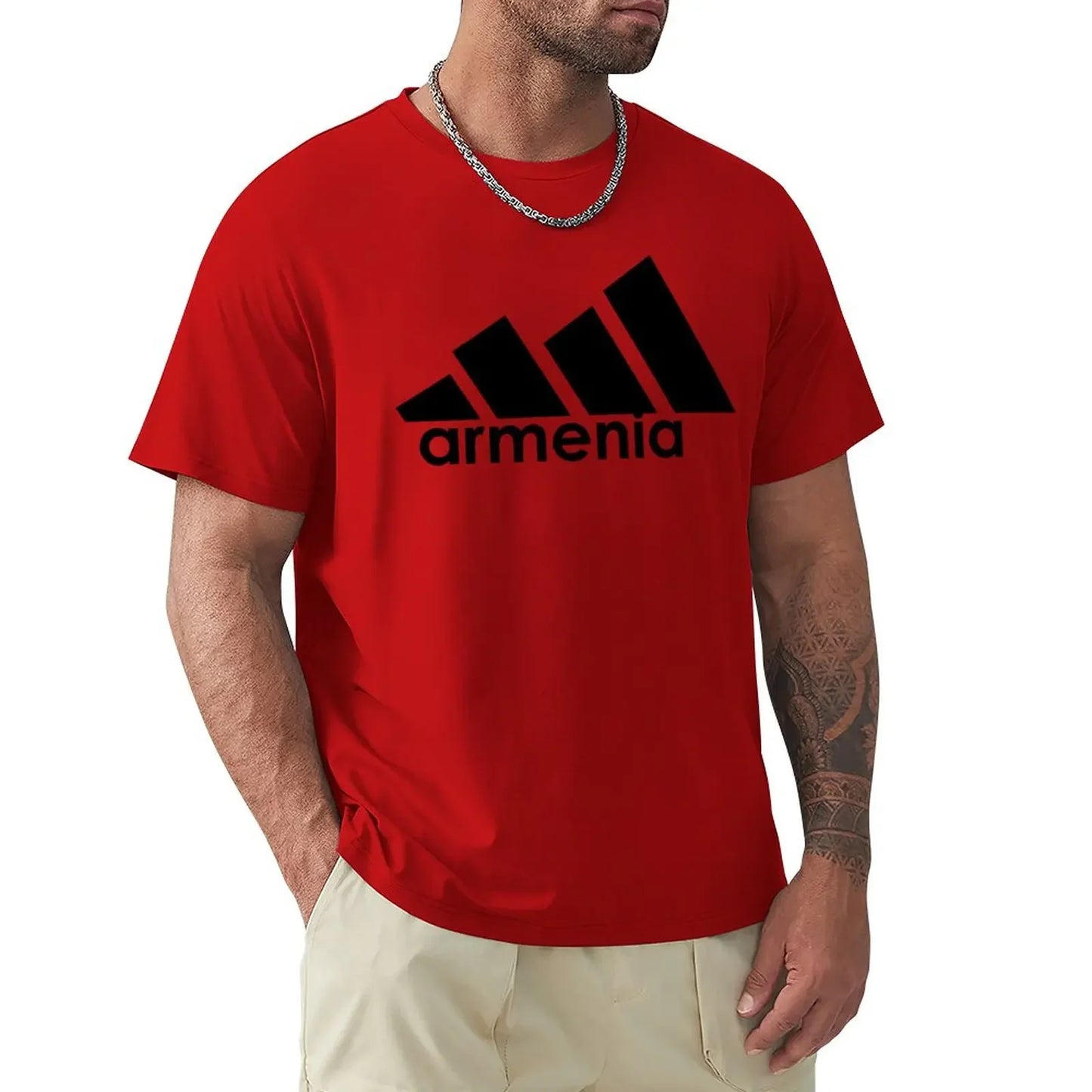 Armenia "Funny Sporty Parody" T-Shirt – Ararat Athletic Leisure Wear for Men