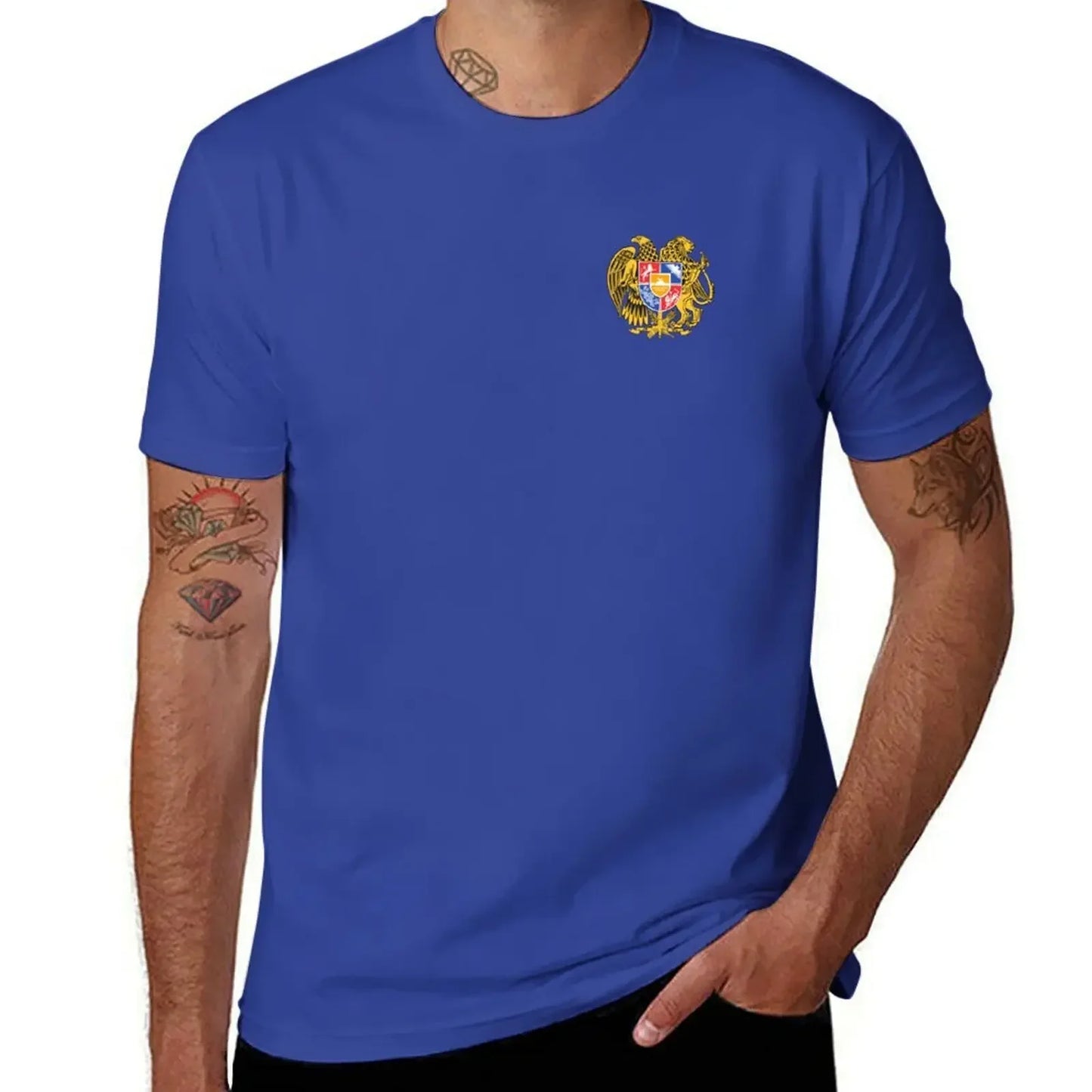 T-Shirt with Armenian emblem for Men