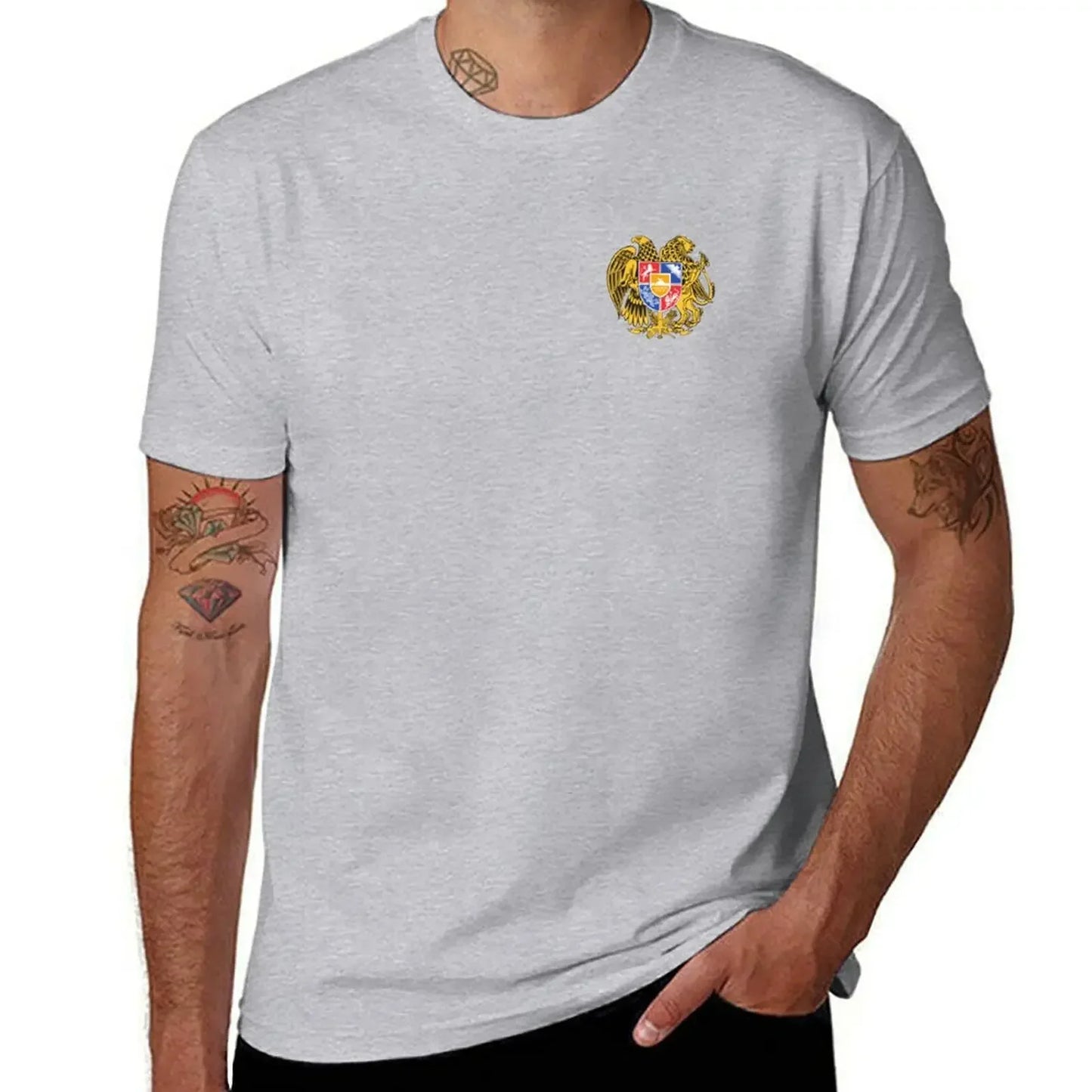 T-Shirt with Armenian emblem for Men