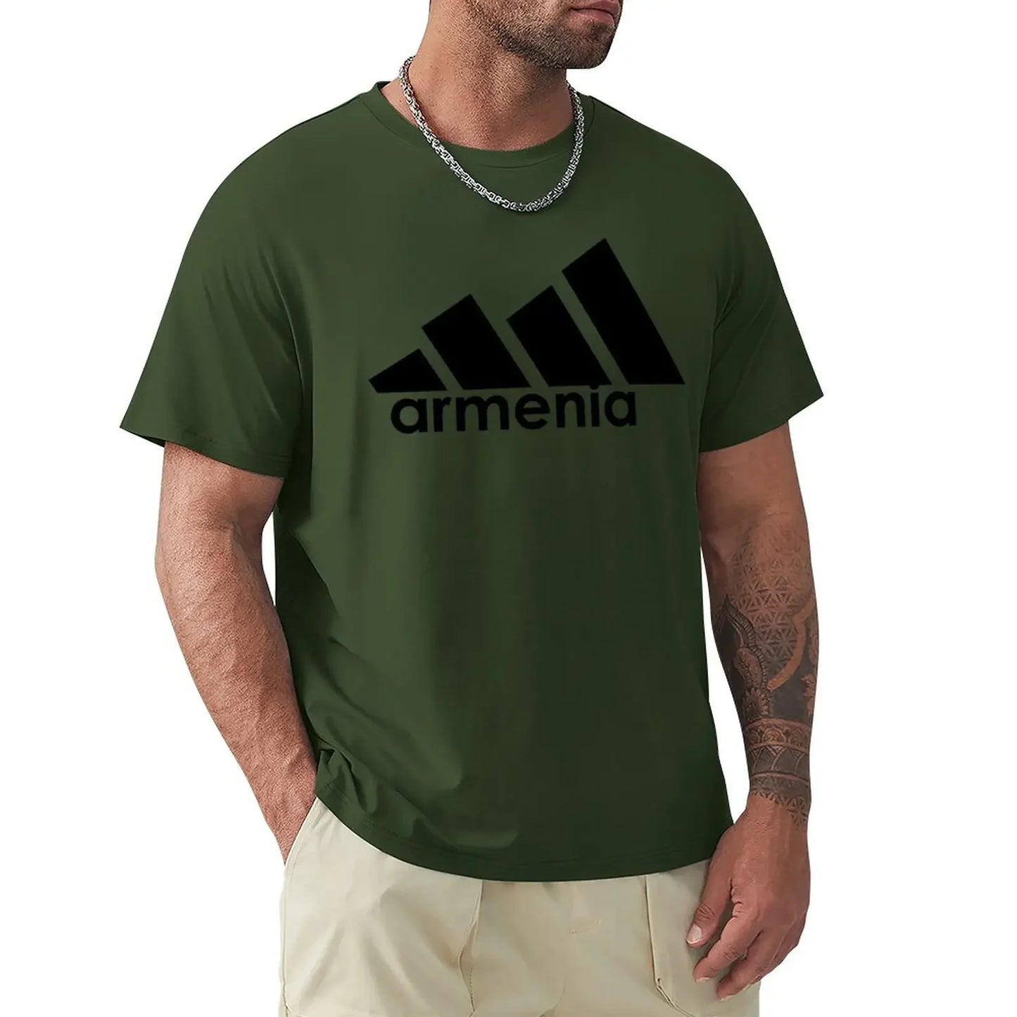 Armenia "Funny Sporty Parody" T-Shirt – Ararat Athletic Leisure Wear for Men