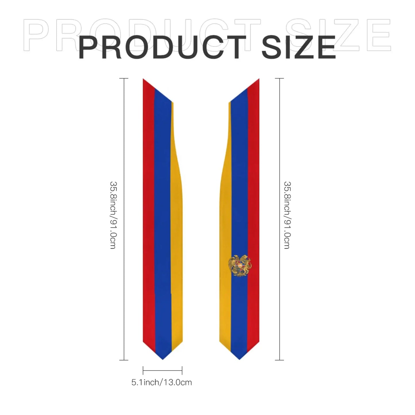 - Armenia Flag Graduation Stole 2025 β Honor Sash for Study Abroad Students - Armboutique