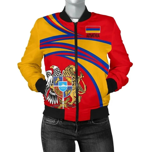 -  Armenia Flag Graphic Jacket – 3D Print Oversized Streetwear - Armboutique
