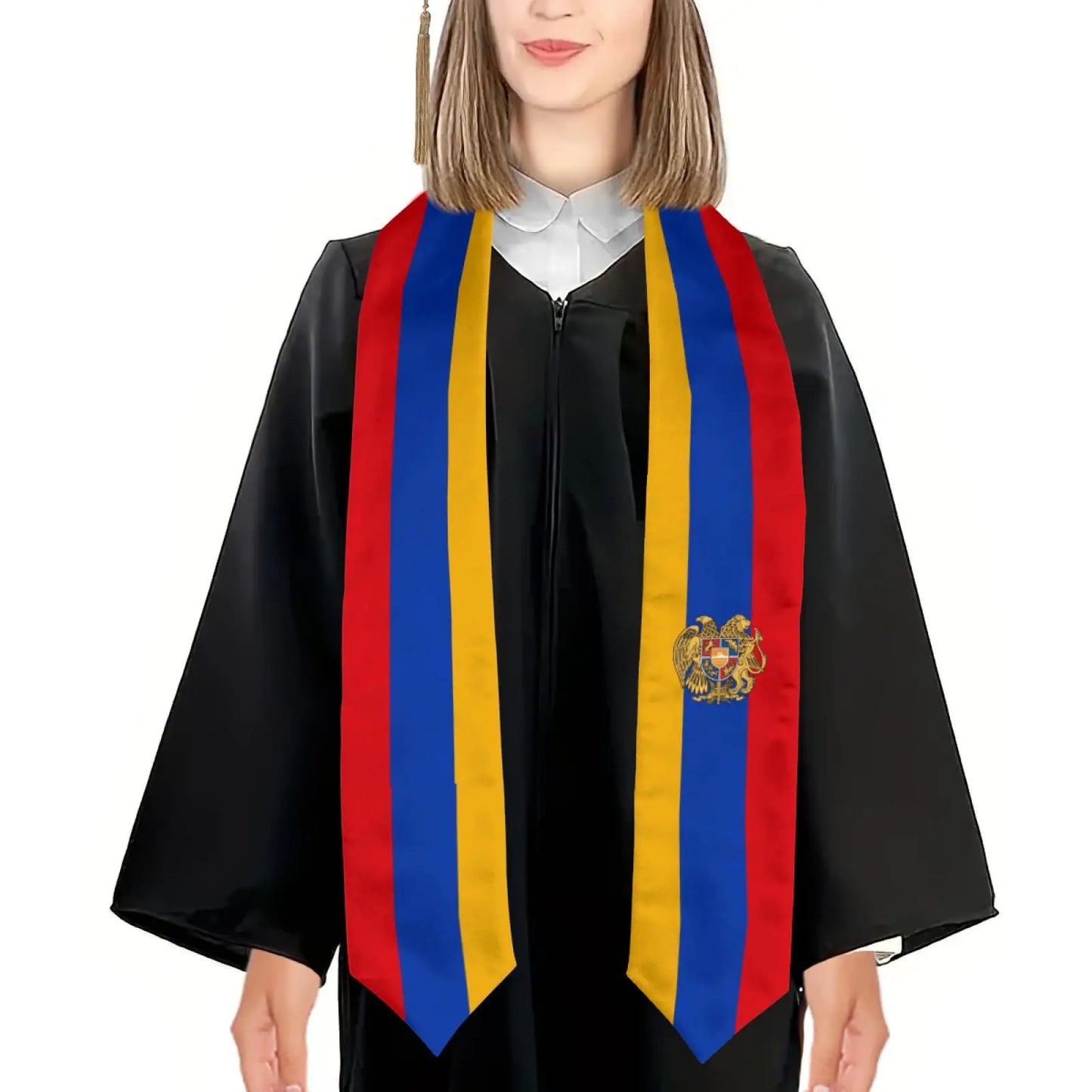 -  Armenia Flag Graduation Stole 2025 – Honor Sash for Study Abroad Students - Armboutique