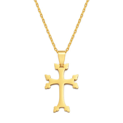 -  Armenia Cross Necklace – Stainless Steel Pendant for Women - Armboutique