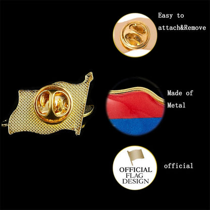 -  Armenian Flag Enamel Lapel Pin – Perfect Gift or Accessory - Armboutique