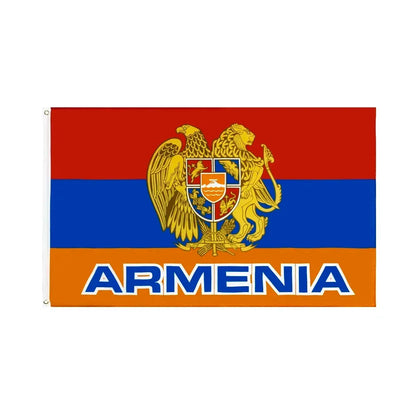 -  Armenia National Emblem flag 60x90 CM / 90X150 CM - Armboutique -  Armenia National Emblem flag 60x90 CM / 90X150 CM - Armboutique