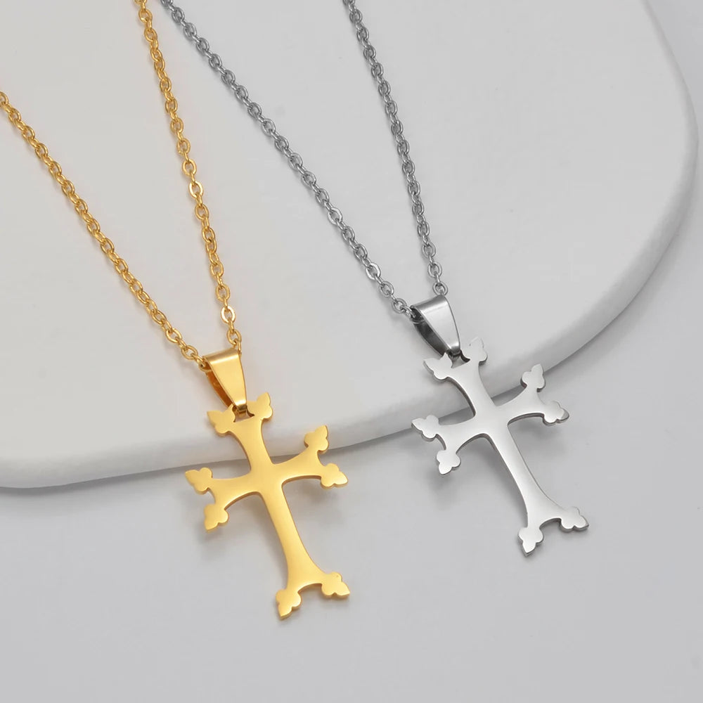 -  Armenia Cross Necklace – Stainless Steel Pendant for Women - Armboutique