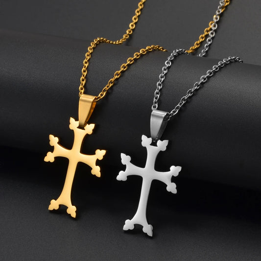 -  Armenia Cross Necklace – Stainless Steel Pendant for Women - Armboutique
