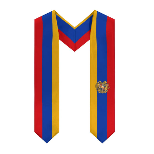 -  Armenia Flag Graduation Stole 2025 – Honor Sash for Study Abroad Students - Armboutique