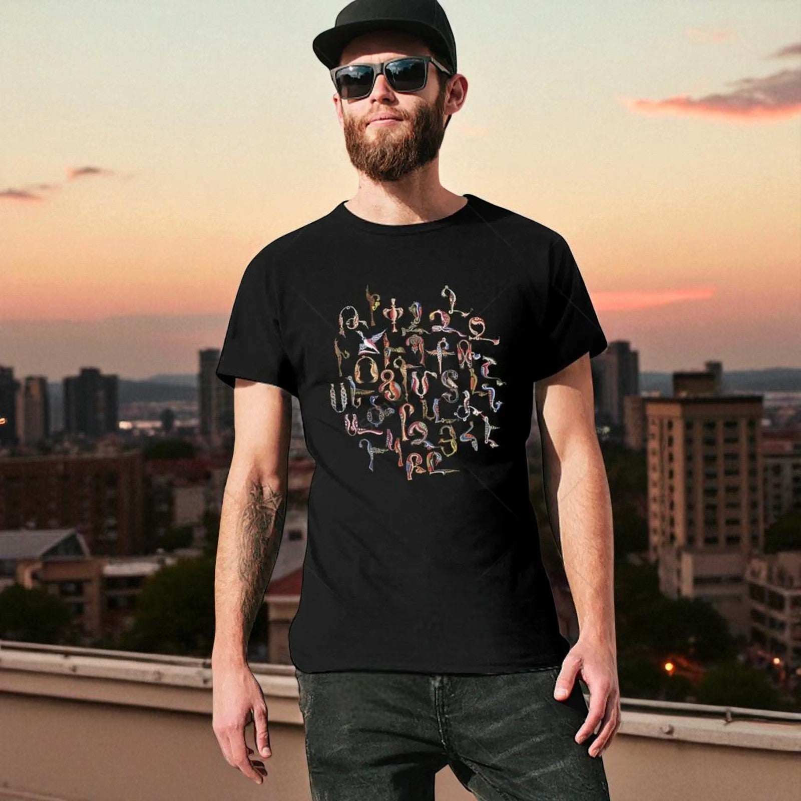 -  Armenian Alphabet T-Shirt – Unisex 100% Cotton Tee - Armboutique