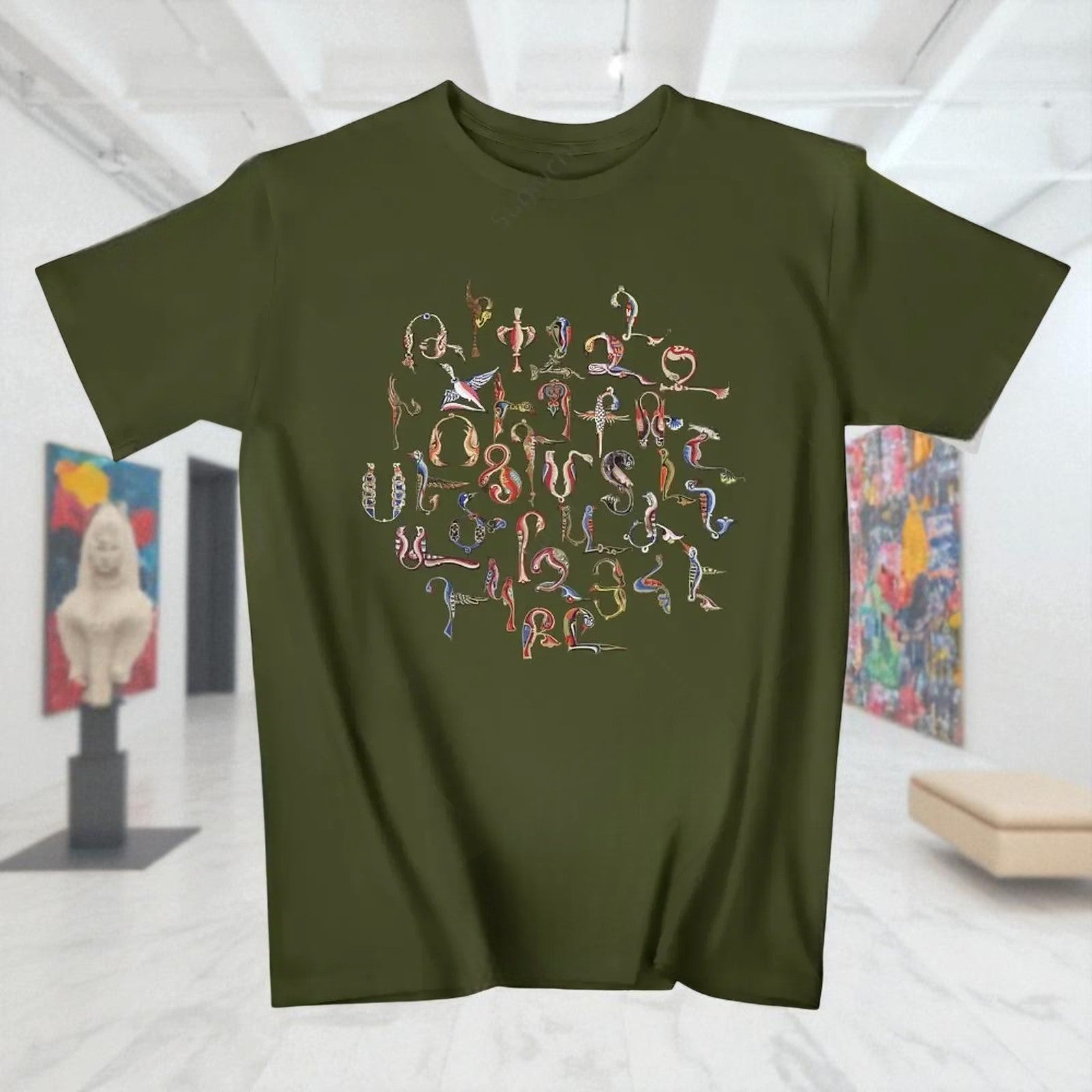 -  Armenian Alphabet T-Shirt – Unisex 100% Cotton Tee - Armboutique