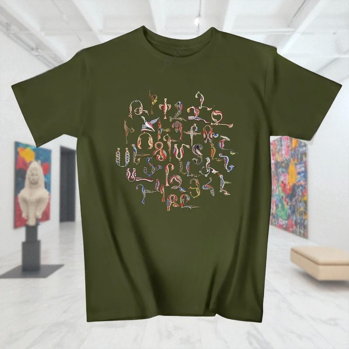 -  Armenian Alphabet T-Shirt – Unisex 100% Cotton Tee - Armboutique