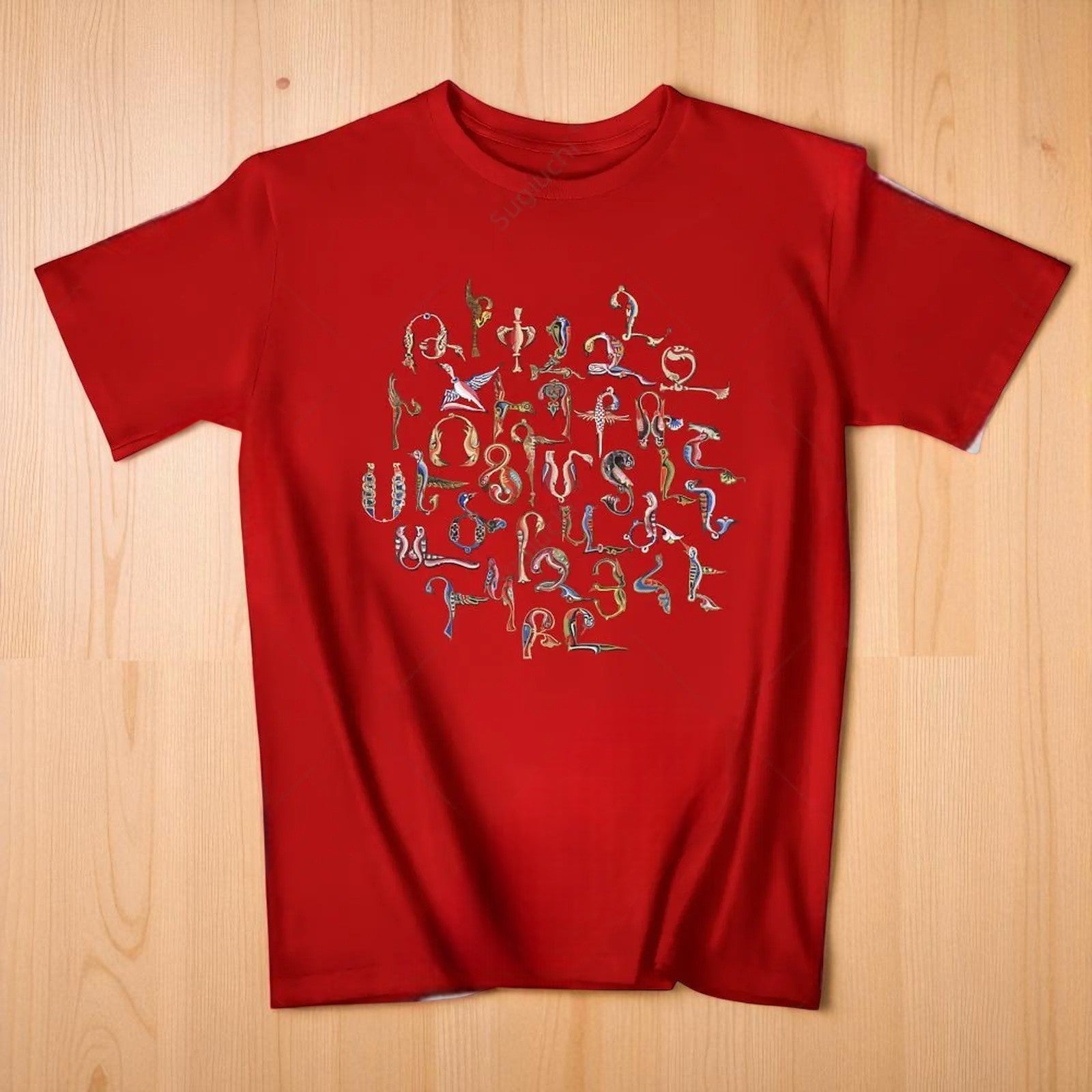 -  Armenian Alphabet T-Shirt – Unisex 100% Cotton Tee - Armboutique